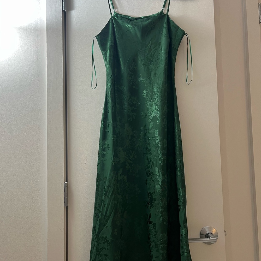 Lucy Forest Green Maxi Dress